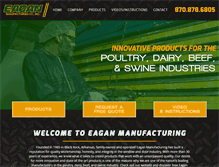 Tablet Screenshot of eaganmfg.com